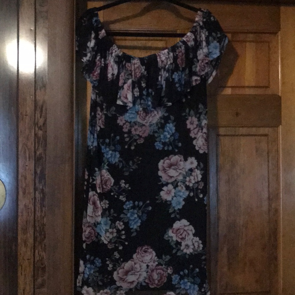 Mesh Floral Dress